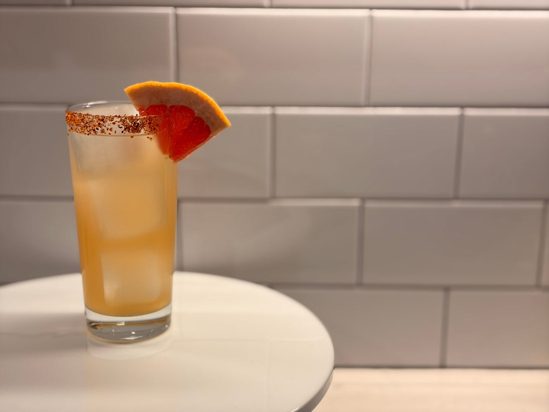 The Dry Hopped Paloma grapefruit and non-alcoholic tequila cocktail from The Still Bar in Ann Arbor, Michigan