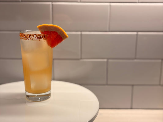 The Dry Hopped Paloma grapefruit and non-alcoholic tequila cocktail from The Still Bar in Ann Arbor, Michigan