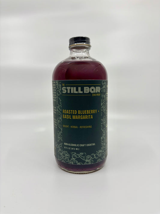 Gift Box: Roasted Blueberry + Basil Margarita with Glassware