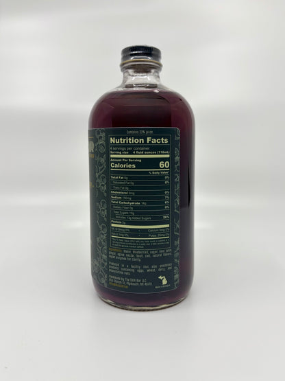 Roasted Blueberry + Basil Margarita (Non-Alcoholic)